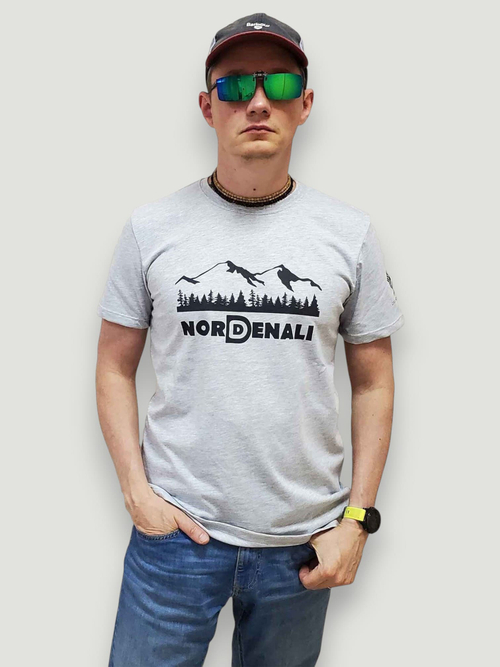 Футболка ND-002 Nord Denali (серый меланж)