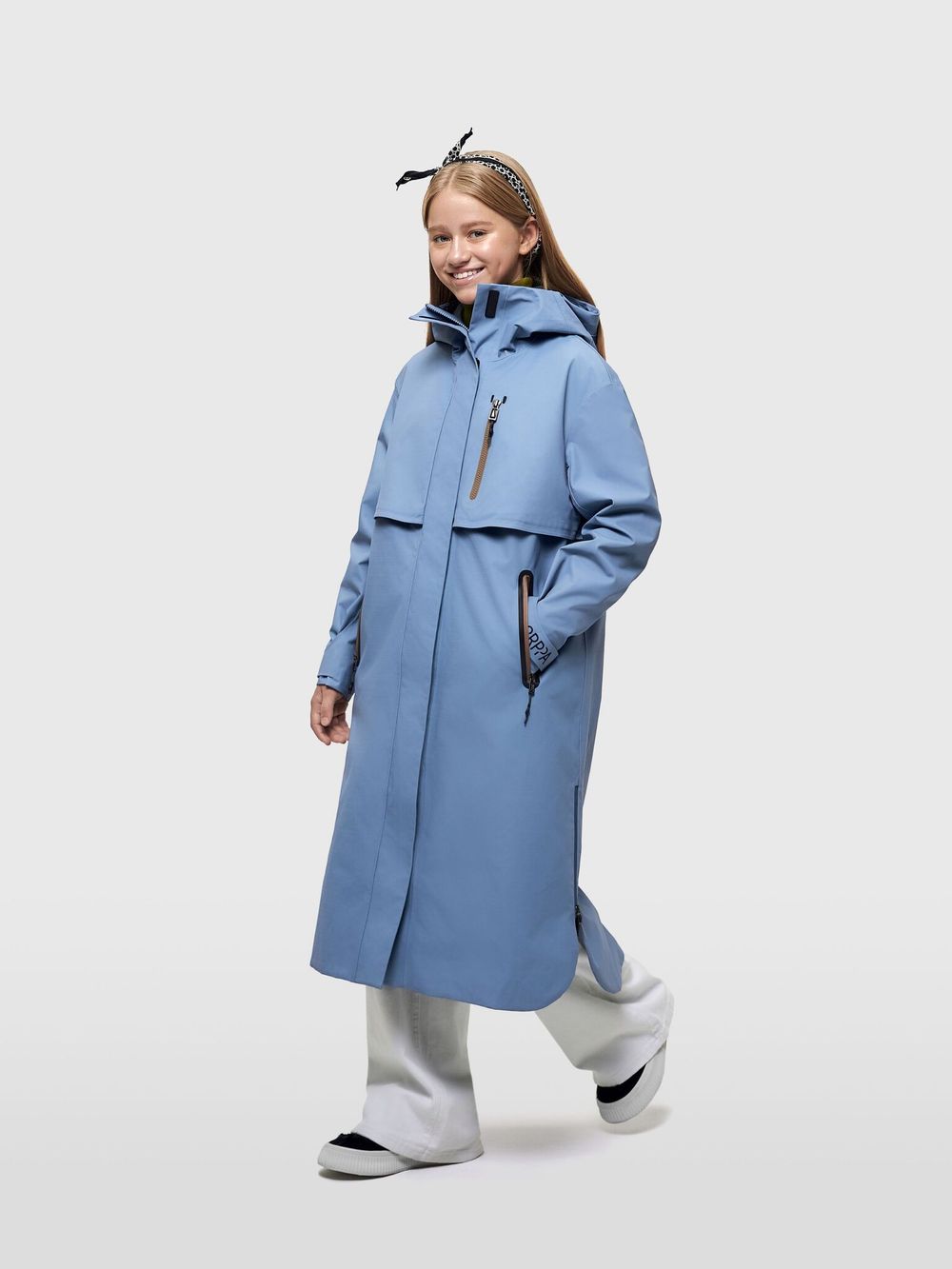 Плащ для девушки Kinerma шторм