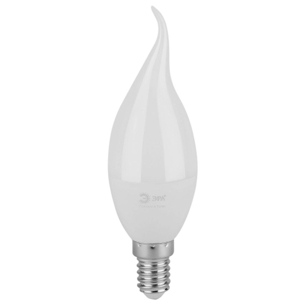 Лампа светодиодная ЭРА GREEN LINE LED BXS-6W-840-E14 GL 6Вт свеча на ветру яркий белый свет E14 | Лампы cветодиодные Свеча (B/C)