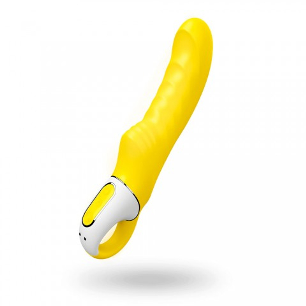 Желтый вибратор для точки G Satisfyer Vibes - Yummy Sunshine, 22 см