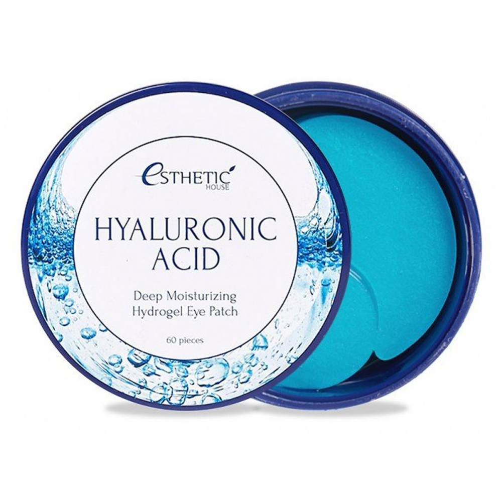 Esthetic House Hyaluronic Acid Hydrogel Eye Patch глубокоувлажняющие гидрогелевые патчи с гиалуроновой кислотой