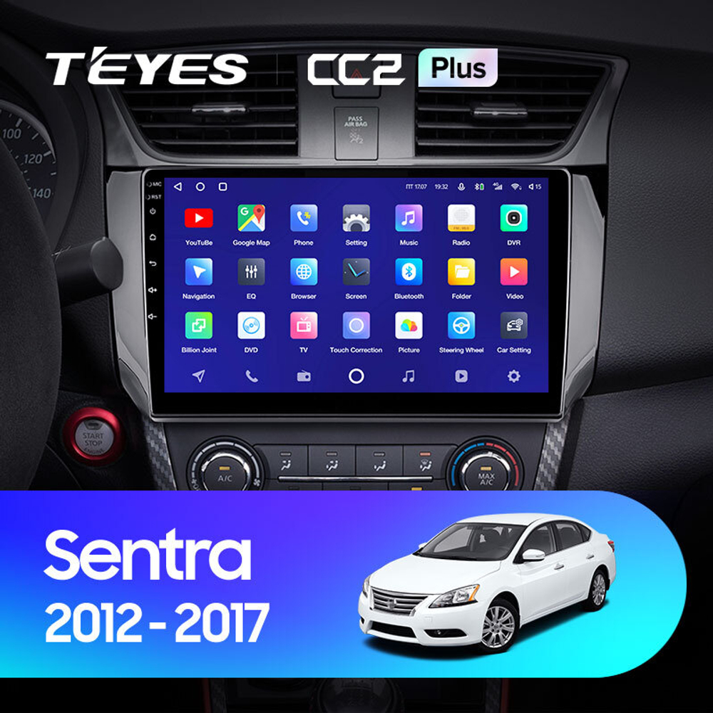 Teyes CC2 Plus 10,2" для Nissan Sentra 2012-2017