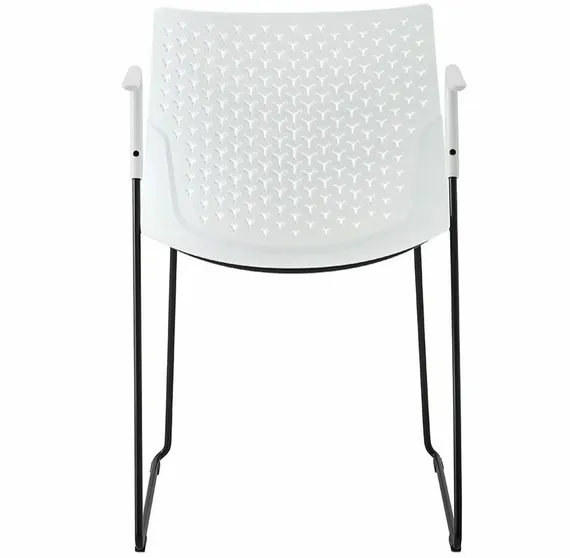 Стул с подлокотниками FX белый