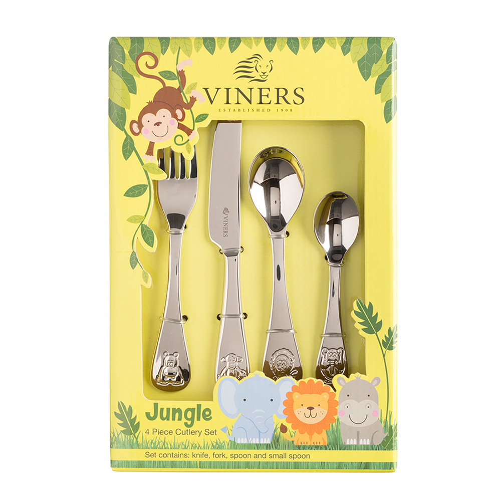 Набор столовых приборов для детей Jungle Viners