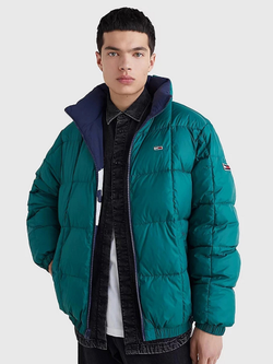 Пуховик Tommy Jeans Reversible Logo Puffer Twilight Navy / Multi
