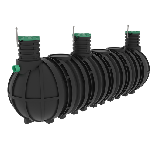 Ливневое очистное сооружение Мультпласт Модуль ЛОС 30(7960x2400x2400см;1455кг;) - арт.561662