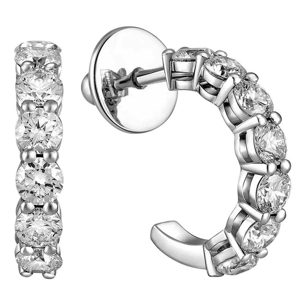 Серьги  1,412 ct
