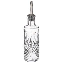 БУТЫЛКА ДЛЯ МАСЛА/УКСУСА 220 МЛ. 6*6 СМ. ВЫСОТА=17.5 СМ. КОЛЛЕКЦИЯ "MUZA" (КОР=24ШТ.)