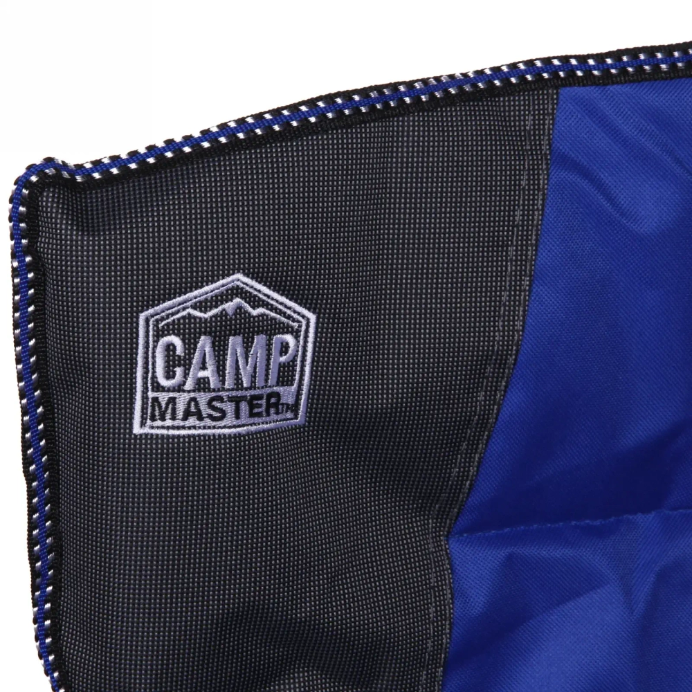 Кресло складное с подлокотниками до 120кг Турист 62*63*95см серо-синее