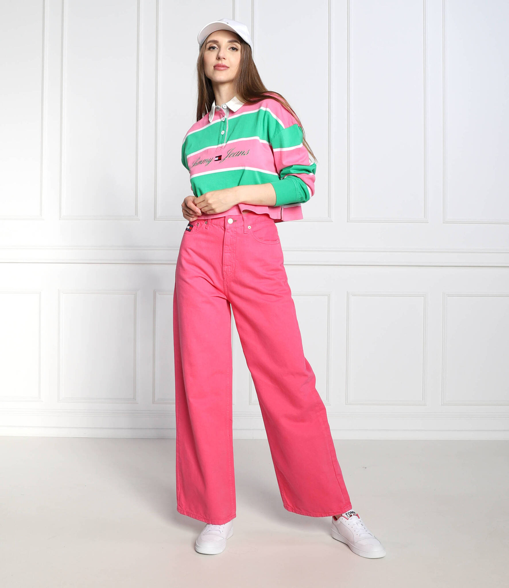 джинсы Tommy Jeans - розовый(DW0DW14221)