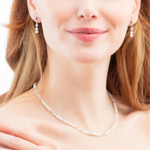 Серьги Coeur de Lion White-Silver 4245/21-1417