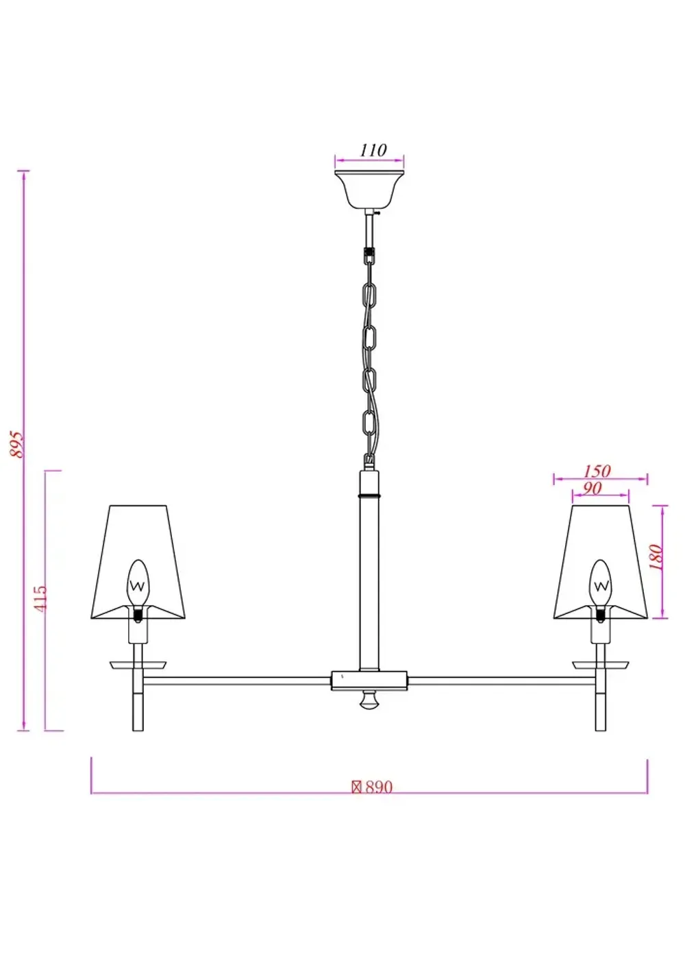 Подвесная люстра Arte Lamp