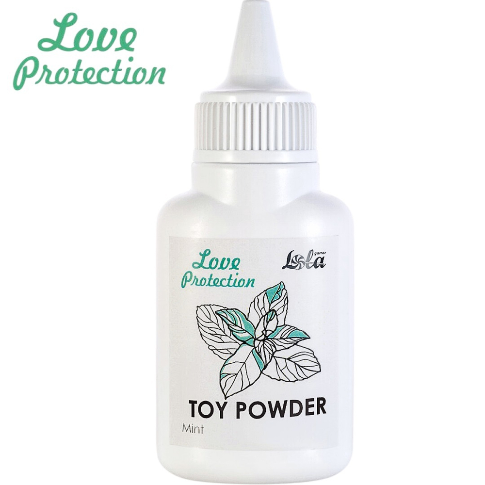 Пудра для игрушек ароматизированная Love Protection Мята 15гр 1823-00Lola