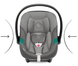 Коляска Cybex Talos S Lux TPE complete Aton S2 Lava Grey 3 в 1 Stormy Blue с дождевиками