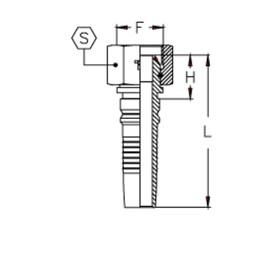 Фитинг DN 25 BSP (Г) 1.1/4 Interlock