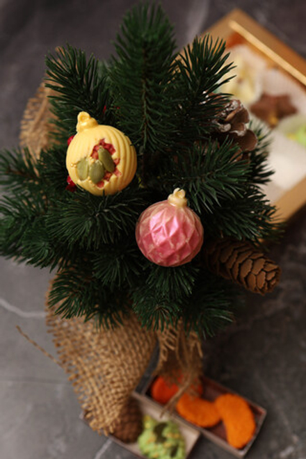 Конфеты елочные игрушки