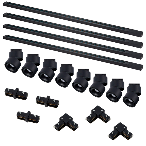 ST2652.430.08 Комплект трек, черный,8св-ков,4шинопр-да, кон-ры,ST652.436.12,ST001.419.00,ST002.419.0 BASE