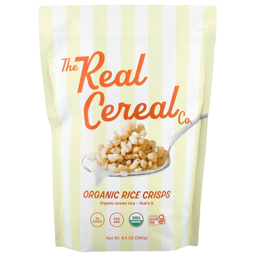 The Real Cereal Co, органические рисовые чипсы, 240 г (8,4 унции)