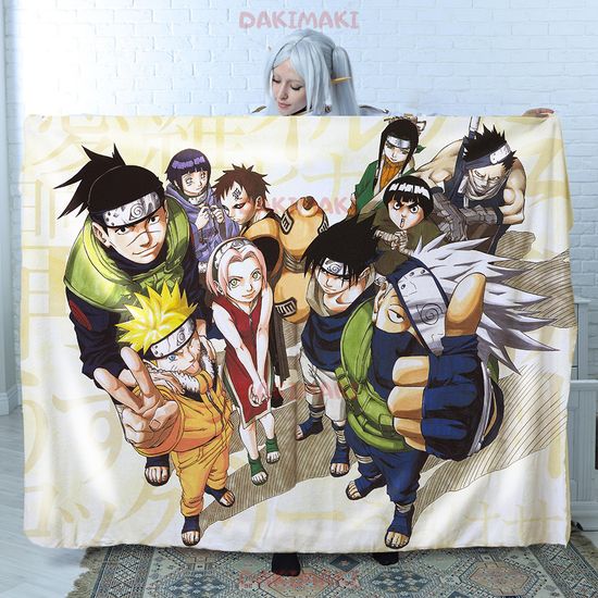 Плед Наруто арт.109 (велсофт), 150х130 и 200х140 см