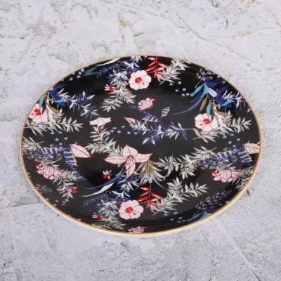 Тарелка керамическая «Paradise» 22см, черная