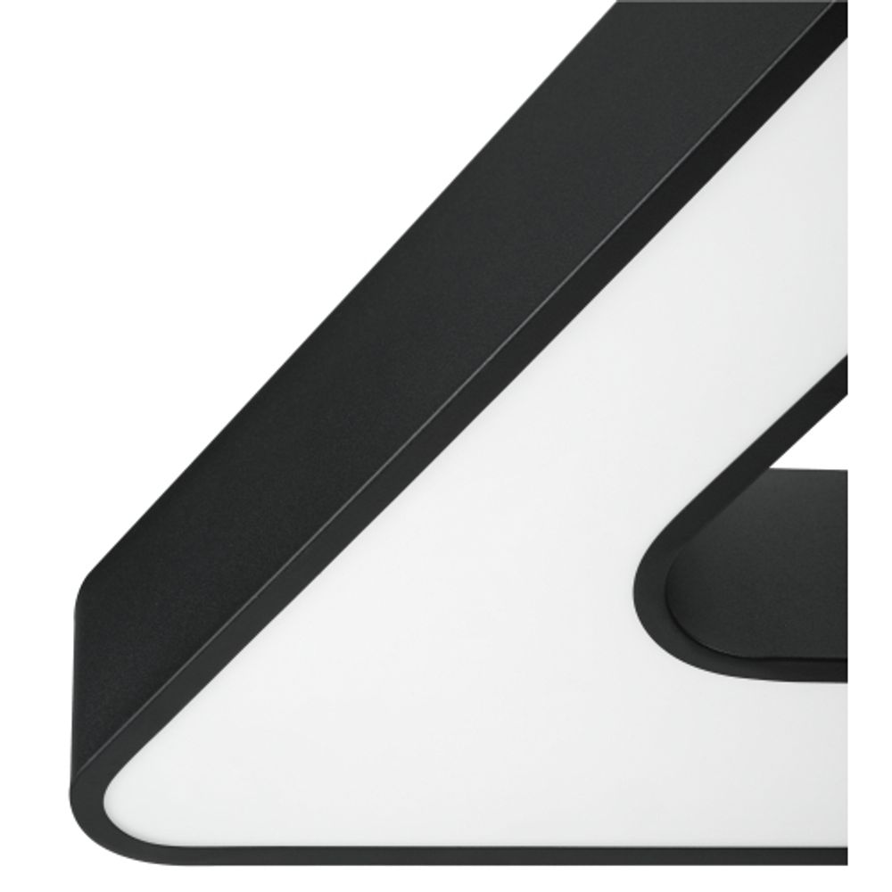 Светильник LED ЭРА Geometria SPO-153-B-40K-030 Delta 30Вт 4000К 2100Лм IP40 600*80 черный подвесной драйвер внутри