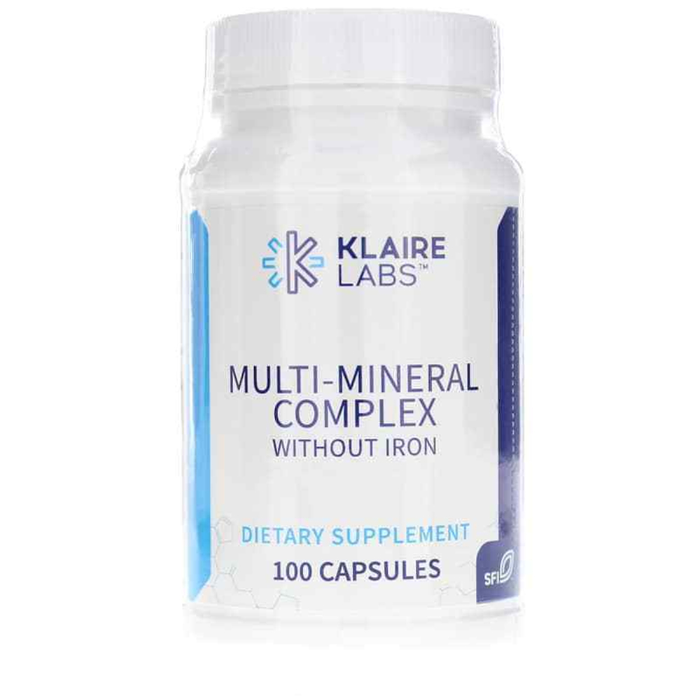 Klaire Labs - Multi-Mineral Complex without Iron 100 capsules