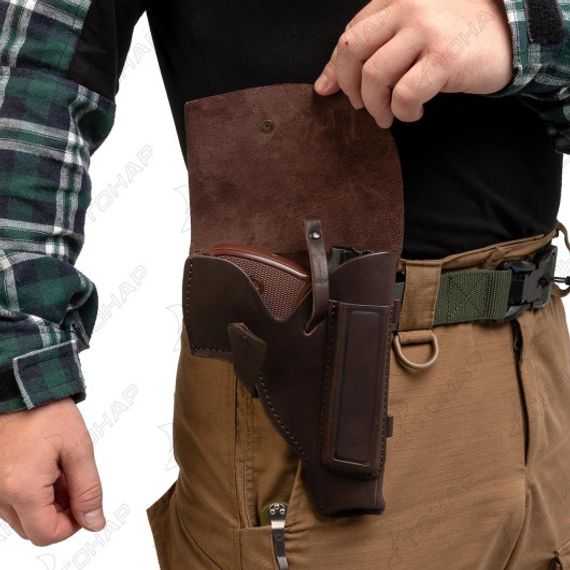 Кобура стандартная под ПМ коричневая (HS-K1/1K) Helios