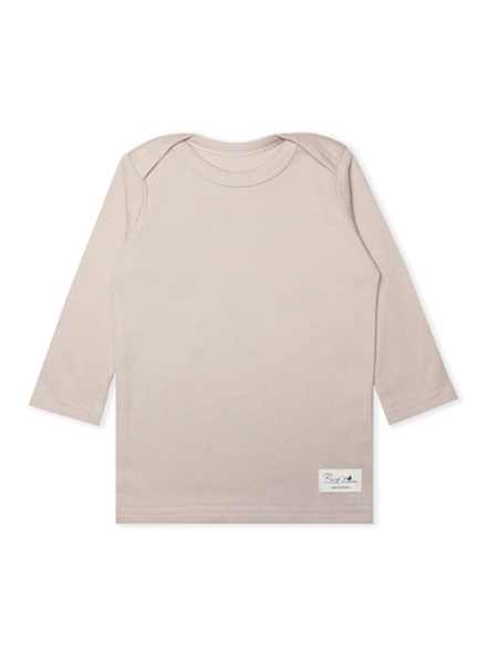 Футболка с длинным рукавом Светлый кофе