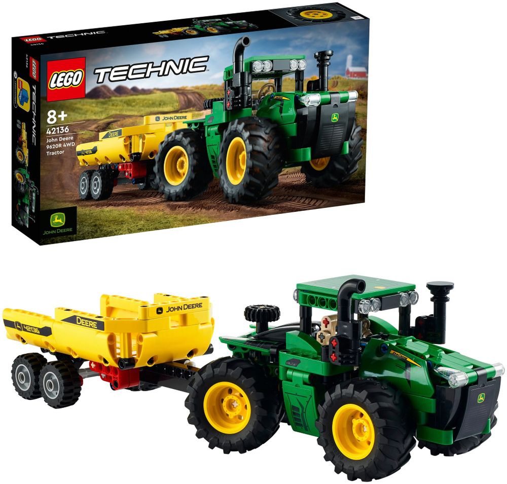 Конструктор LEGO Technic 42136 John Deere 9620R 4WD Tractor