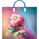 Пакет ПЭ с пластмассовыми ручками 38+3см(Сандра) Артпласт (х10/ (комплект 10 шт)