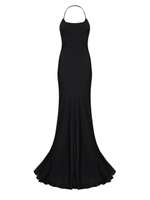 Платье макси из шелка "Monaco 2", черный