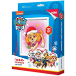 3D Art Панно-раскраска 20*20см Щенячий патруль новогодняя "Скай" (Lori)