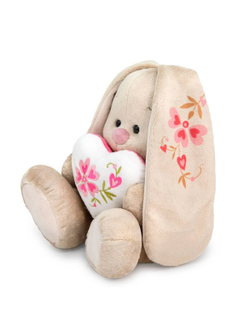 Мягкая игрушка Зайка Ми Большое сердце (18 cm)