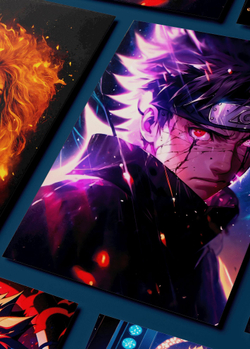 Картина на стену на металле от MetallSubArt "Наруто"