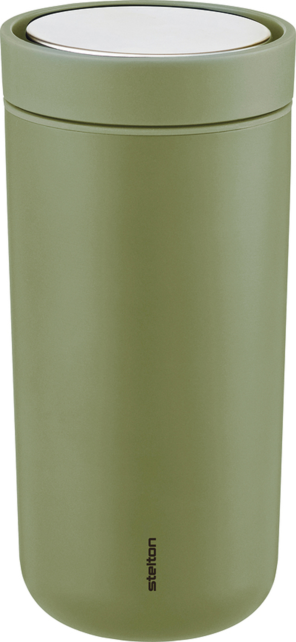 Термокружка Stelton, To-Go Click, 400 мл, нержавеющая сталь, зелёная