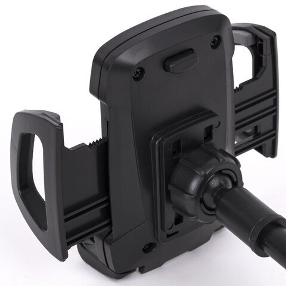 Держатель для телефона в авто на стекло SONNEN, зажим 50-100 мм, вращение 360°, 354921