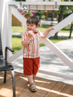 Шорты удлиненные Mjölk Paprika/Steel Grey, сет 2 шт.