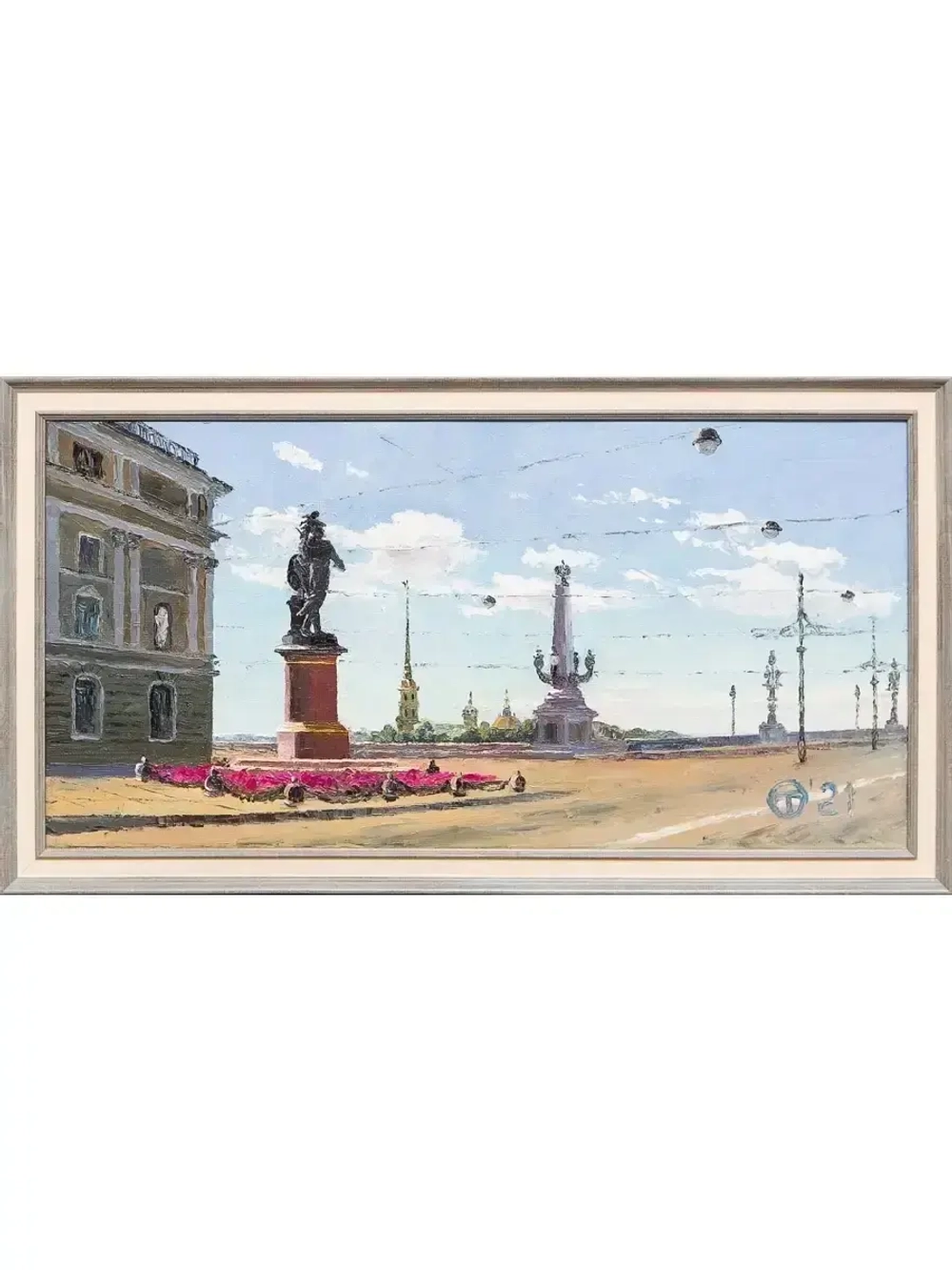Картина маслом Июнь Опритова
