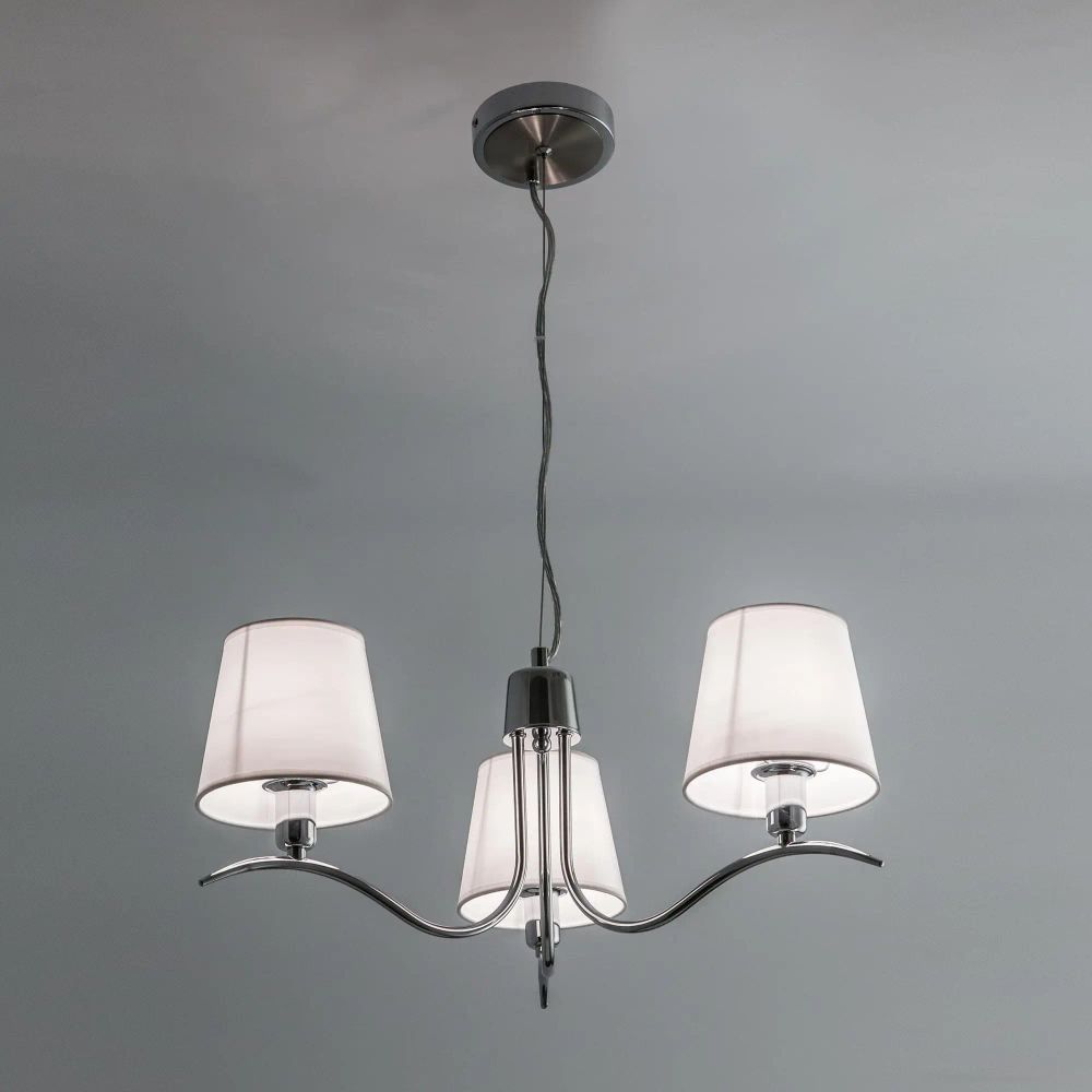 Citilux Эмма CL439131 Люстра подвесная с абажурами Хром