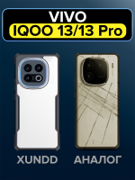 Чехол для Vivo IQOO 13/13 Pro противоударный с усиленными углами XUNDD