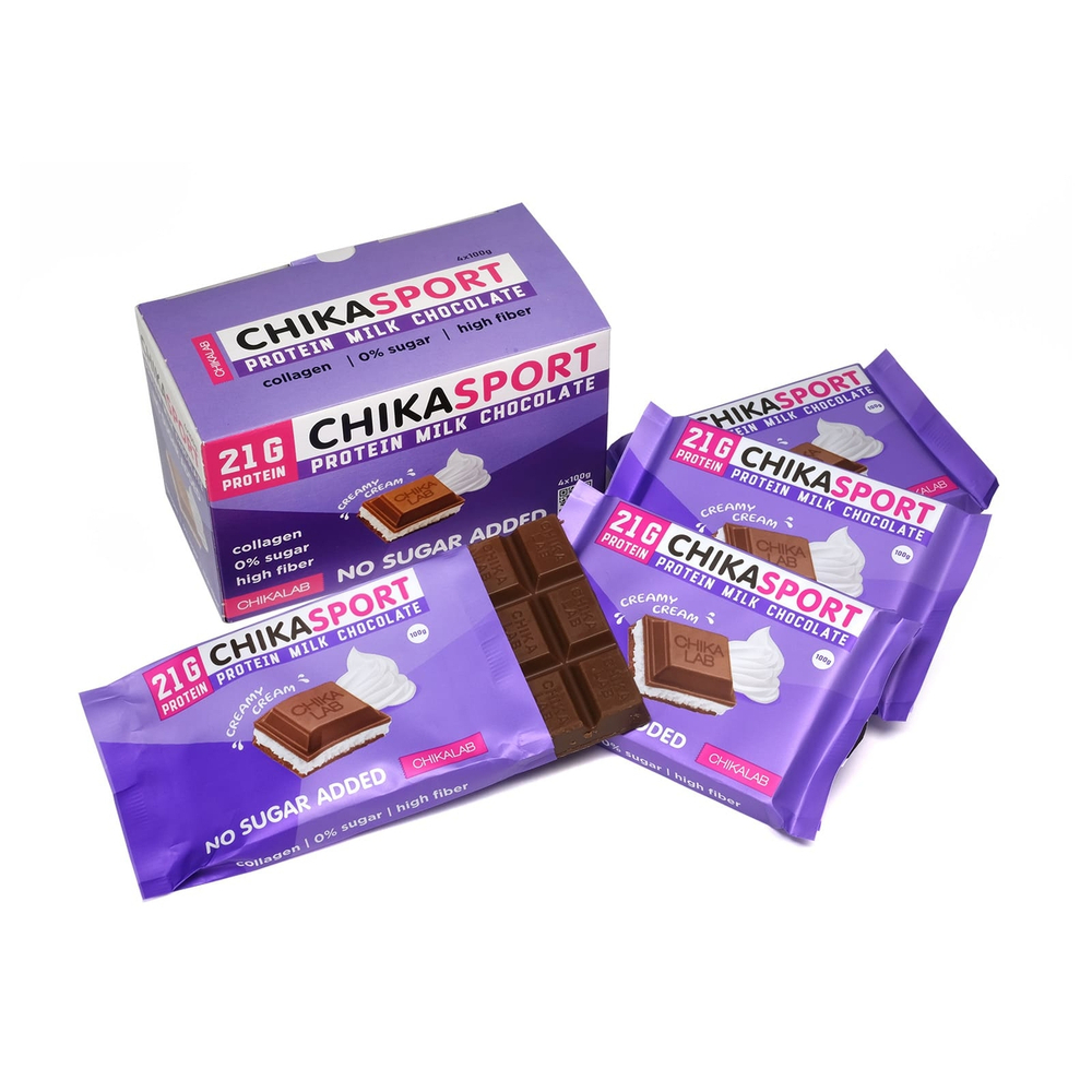 Шоколад молочный CHIKA SPORT