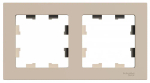 ATLASDESIGN 2-постовая РАМКА, универсальная, ПЕСОЧНЫЙ