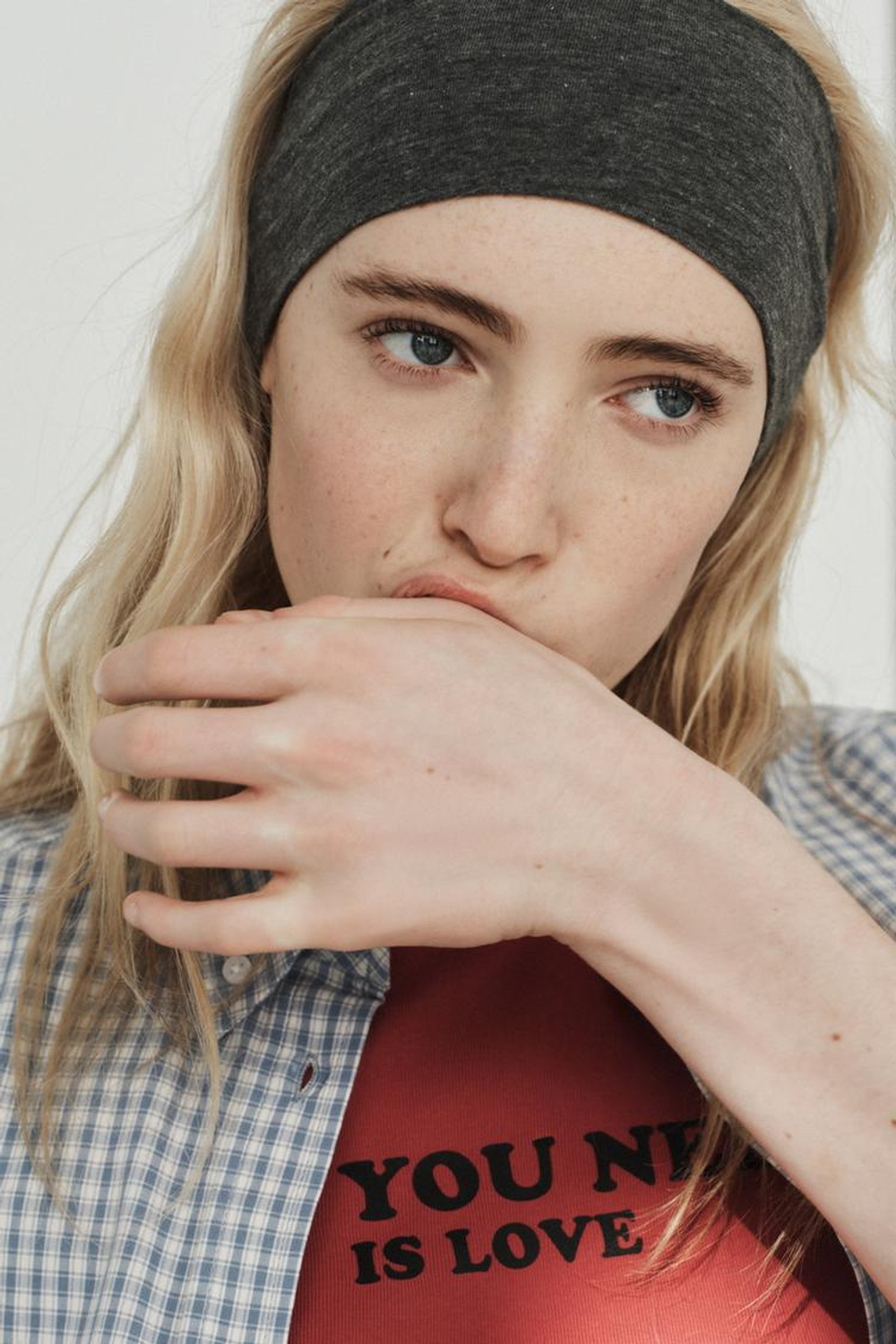 ZARA ФУТБОЛКА С НАДПИСЬЮ, КРАСНЫЙ