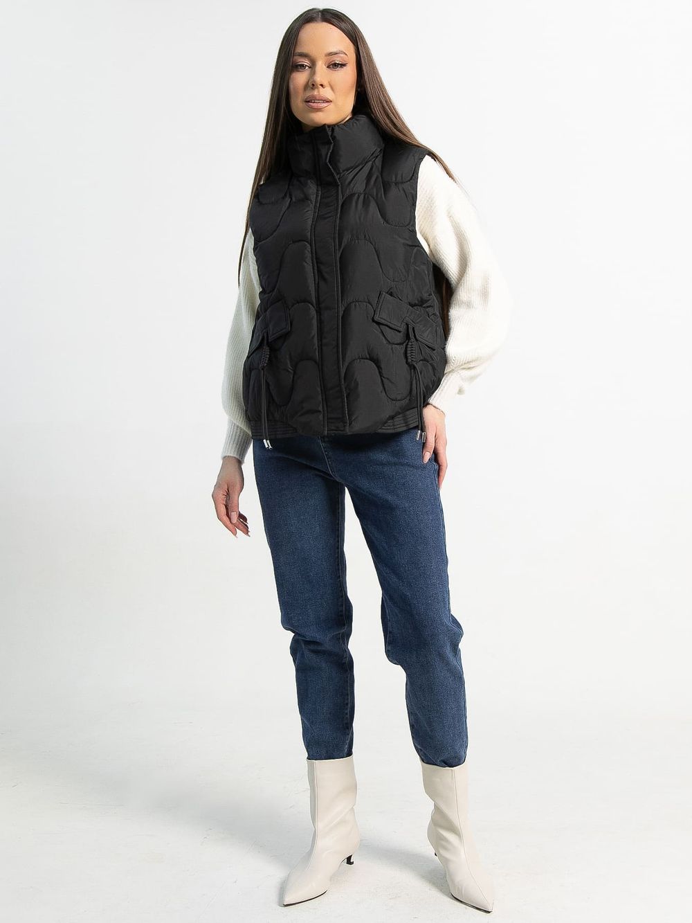 Жилет утепленный Фрия (черный) Б15290-4М LT Collection