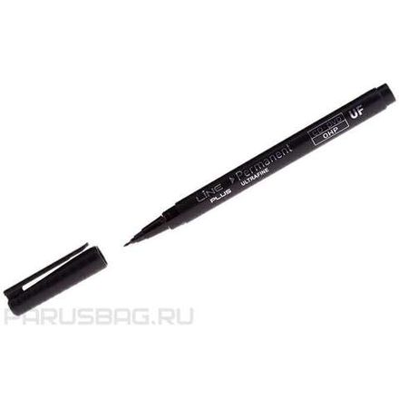 Маркер перманентный для CD-DVD 0.4мм, Line Plus, чёрный