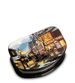 Народные промыслы ШК-55/157-D Шкатулка «Старый город» исп. Маркова