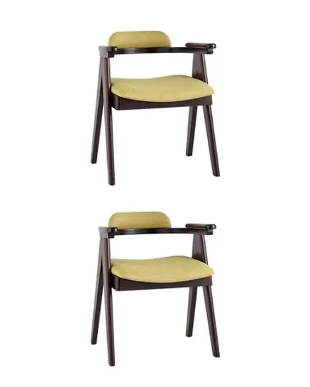 Комплект стульев (2шт) Stool Group OLAV MH32015 BZ-13 GREEN KOROB2