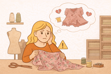 Страх испортить ткань при шитье: причины, ошибки и способы начать без паники