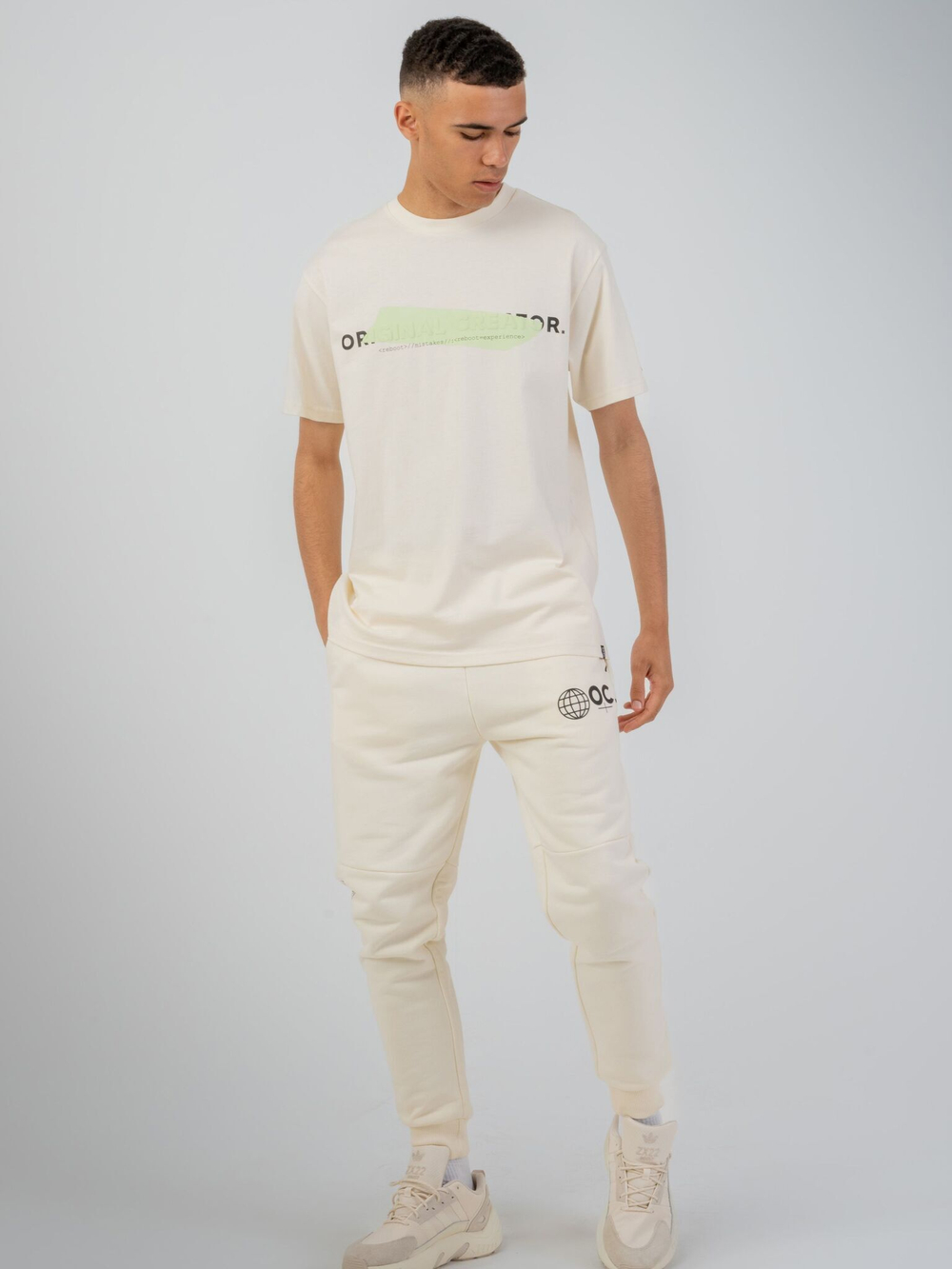 Футболка мужская ORIGINAL CREATOR ERROR_404 T-SHIRT, Молочный