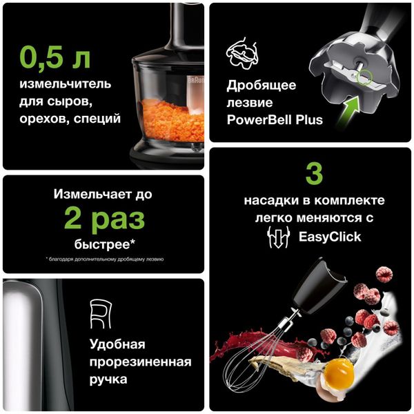 Погружной блендер Braun Multiquick 7 MQ7035X